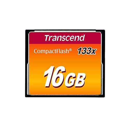 Transcend Compact Flash 133X Ts16Gcf133 Scheda Di Memoria, 16 Gb