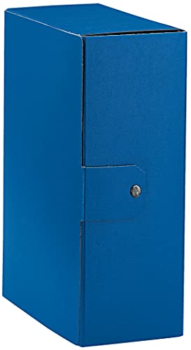 Esselte C32 Eurobox Cartella Per Progetti, 25 X 35 Cm, Dorso 12 Cm, Blu, Confezione Da 1, 390332050