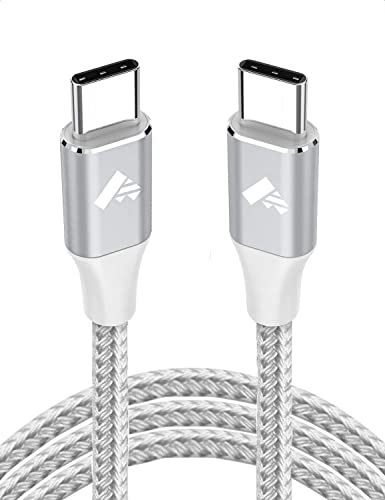 Cavo Usb C Usb C 2 Metri,60W Cavo Type-C To Type-C 3A Pd Ricarica Rapida Usbc Caricatore Tipo C A Usb-C Cavetto Nylon Cavi Con Macbook Air/Pro, Ipad P