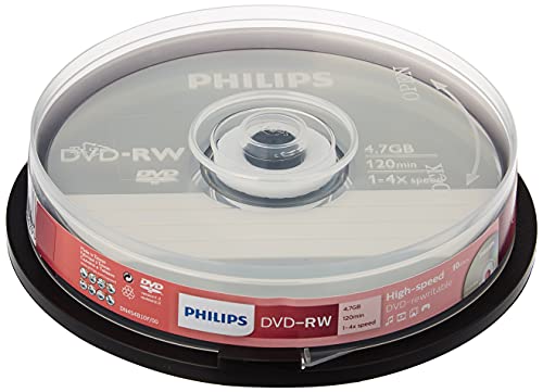 Philips Dvd-Rw 4.7Gb - Confezione Da 10