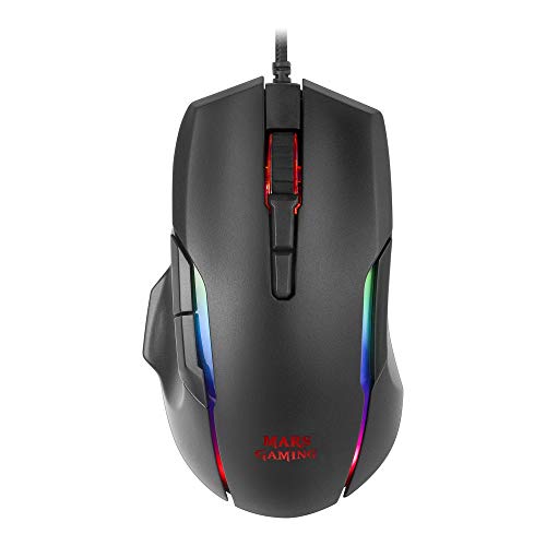 Marsgaming Mmx Mouse Pc 12400 Dpi, Rgb Chroma, Modalità Roller 4 Modalità - Not Machine Specific