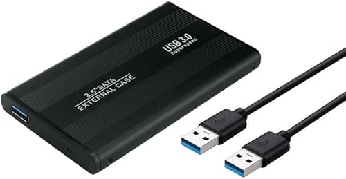 Alloggiamento Per Disco Rigido Esterno, In Alluminio, 2,5", Ide Hdd Usb 3.0 Nero
