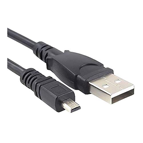 Premium Cord Cavo Di Collegamento Usb Mini Usb Panasonic, 2 M, Usb A Maschio A Mini B Maschio Sanyo, Panasonic Lumix, Fuji, Nikon, Usb 2.0 Ad Alta Vel