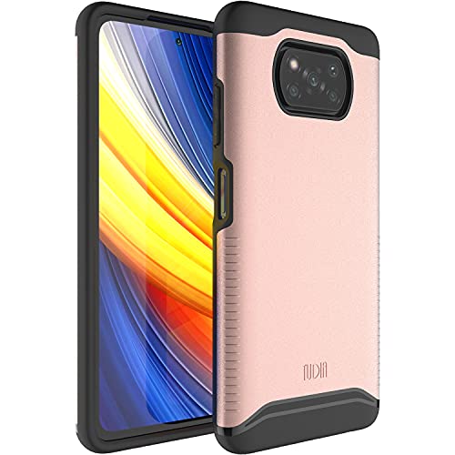 Tudia Dualshield Compatibile Con Cover Xiaomi Poco X3 Pro/Poco X3 Nfc, [Merge] Case Protettiva Rigida In Tpu Ultra Sottile Antiurto Militare Di Grado 