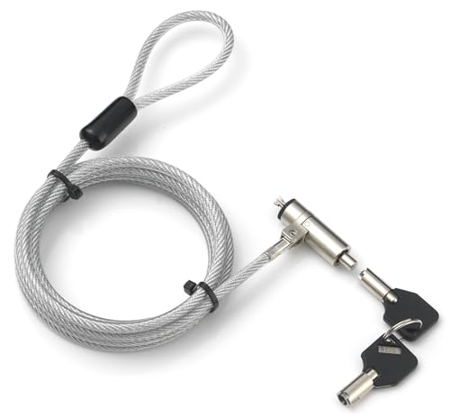 Techly 108262 Lucchetto Con Sistema Di Sicurezza Wedge-Lock Per Notebook Cavo 1,8M Silver