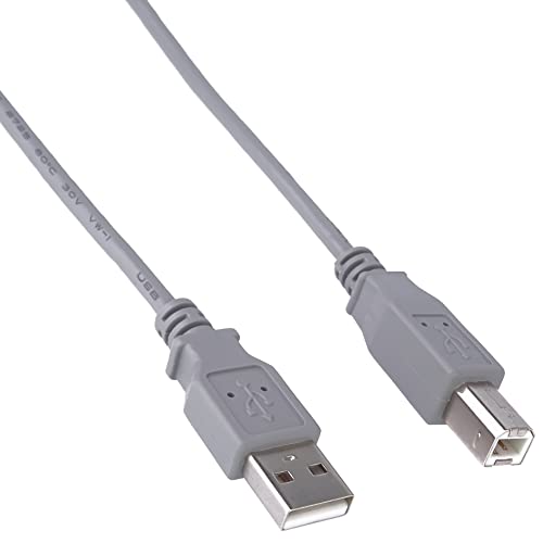 Premiumcord Cavo Usb 2.0 Ad Alta Velocità M/M 1 M, Maschio A A B Maschio, Cavo Di Collegamento Usb Per Scanner, Ecc, Doppia Schermatura, Awg28, Colore