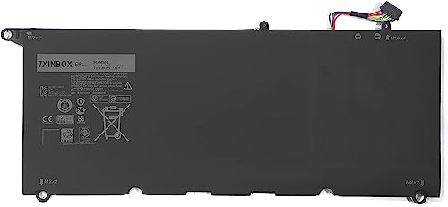 7Xinbox 56Wh 7.6V 90V7W Jd25G Jhxpy 0Drrp 0N7T6 5K9Cp Din02 Rwt1R Batteria Sostituzione Per Dell Xps13 13D-9343-350 13-9350-D1608 13D-9343-3708 13-935