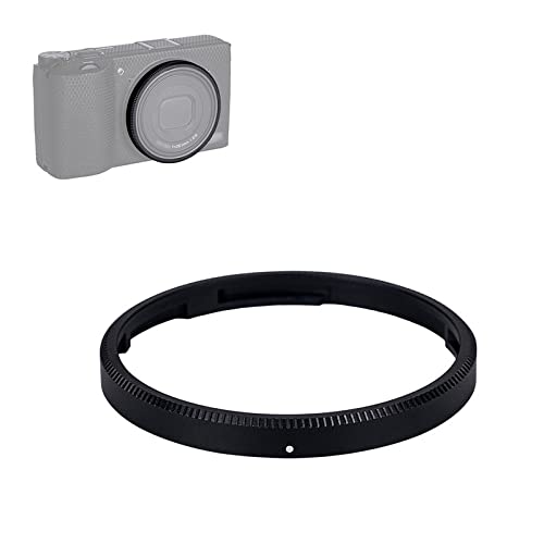 Jjc Anello Obiettivo In Metallo Per Fotocamera Ricoh Gr Iiix Gr3X, Sostituzione Per Tappo Anello Ricoh Gn-2 (Nero)