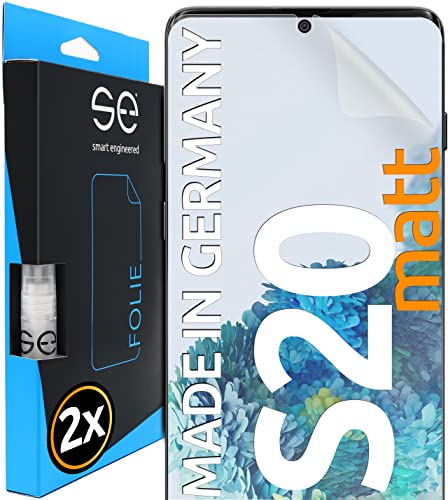 Smart Engineered 3D Pellicola Opaca Di Protezione Dello Schermo Per Samsung Galaxy S20 Antiriflesso [2 Pezzi Opaco, Case-Friendly, Pellicola Protettiv