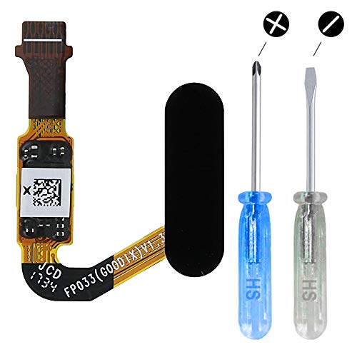 Mmobiel Tasto Home Compatibile Con Huawei P20 / P20 Pro - Pulsante Home Button Fingerprint Touch Id Di Ricambio - Incl. Cacciaviti - Nero