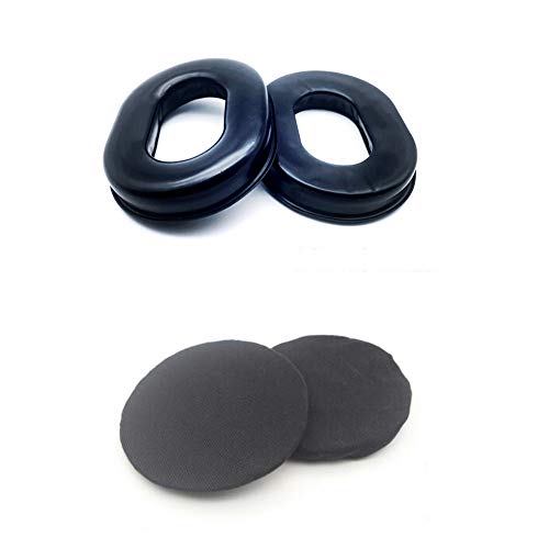 Cuscinetti Auricolari In Gel Per David Clark Serie H10, Cuscinetti Cuffie Compatibile Con Rugged, Avcomm, Faro, Asa Telex 25Xt Cuffie Per Aviazione Pi