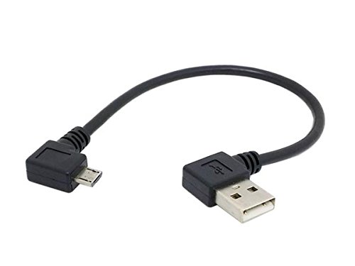 System-S - Cavo Micro Usb Destro Angolato A Usb 2.0 Tipo A Destro Angolato Ca. 19 Cm