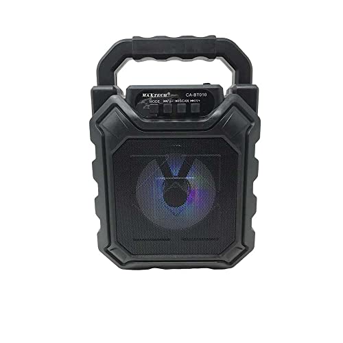 Vetrineinrete® Cassa Speaker Bluetooth Ricaricabile 35 Watt Con Luci Ingresso Aux Porta Usb Slot Scheda Sd Portatile Radio Fm