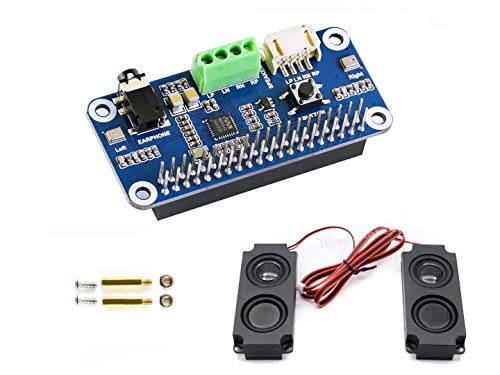 Ibest Wm8960 Hi-Fi Sound Card Hat Audio Module For Raspberry Pi Supports Stereo Encoding/Decoding Hi-Fi Playing/Recording Directly Drive Speakers To P