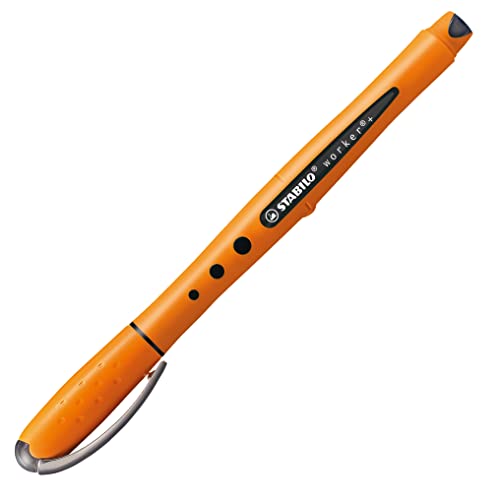 Penna Roller - Stabilo Worker+ Fine - Tratto 0,3 Mm - Nero