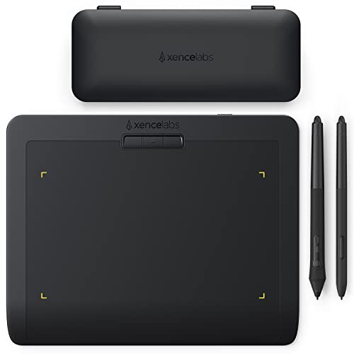 Xencelabs Tavoletta Grafica Professionale, Wireless Tavola Grafica Portatile, Con 2 Penne Senza Batteria, 8192 Livelli Di Pressione, 16:9, Tavoletta D