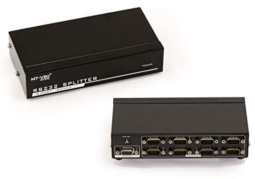 Kalea-Informatique Splitter Com Seriale Rs232 Db9 Che Duplica In Modo Identico 1 Sorgente Di Ingresso Su 8 Uscite Rs-232 Simultanee.