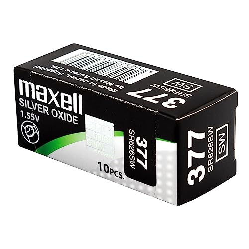 Maxell Sr626Sw, Batteria 1.5V, Confezione Da 10