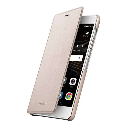 Huawei Flip Custodia Flip Per P9 Lite, Oro
