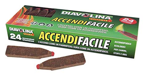Diavolina Accendifacile Eco 24 Fiammiferi