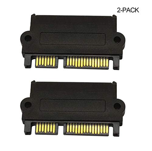 Sas 22 Pin A 7 Pin + 15 Pin Per Hard Disk Sata Raid Compatibile Con 15 Pin Porta Di Alimentazione, Qicheng&Lys (2Pcs)