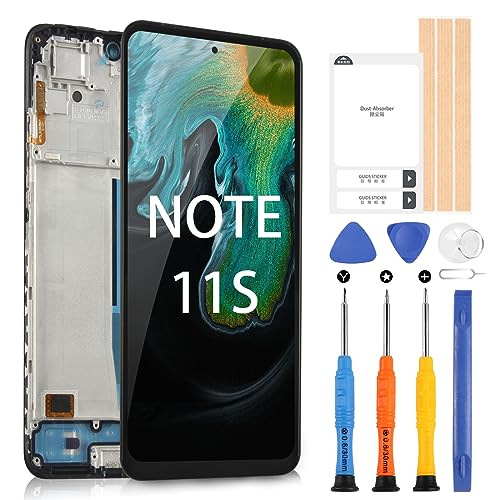 Arssly 6,43 Lcd Display Per Xiaomi Redmi Note 11S Compatibile Con Touch Schermo Per 2201117Sg 2201117Si 2201117Sy 2201117Sl Digitazer Pannello Vetro A