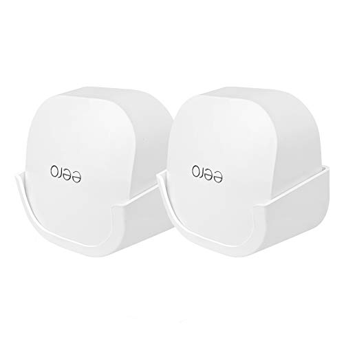 Uiqelys Staffa Di Montaggio A Parete Senza Viti Per Eero 6 Wifi, Supporto Adesivo Vhb, Forte Supporto Adesivo, Senza Attrezzi, Nessuna Foratura, Nessu