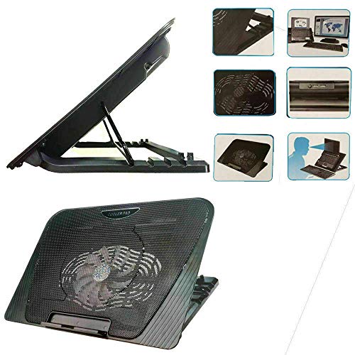 Ventola Dissipatore Per Notebook Cooler Pad Con 2 Porte Usb Linq X-800