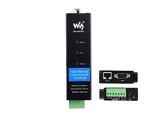 Convertitore Rs232/485/422 A Rj45 Ethernet Server Seriale Industriale Isolato Rs232/485/422, Tcp/Ip A Seriale Modbus Gateway Mqtt Gateway, Multifunzio