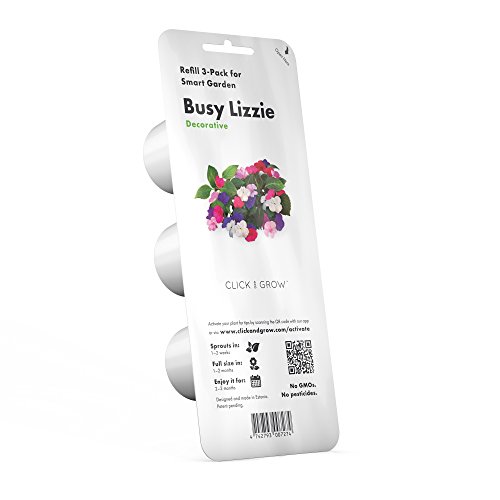 Emsa Click And Grow - Smart Garden Refill 3-Pack - Busy Lizzie (Sgr1X3)