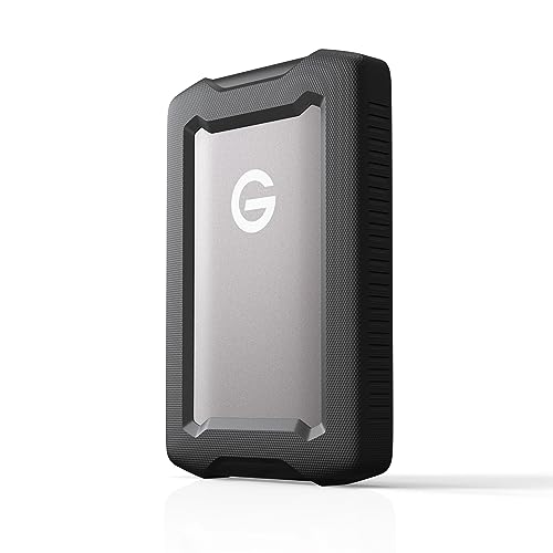 Sandisk Professional 1Tb G-Drive Armoratd, Hdd Portatile Usb-C (5Gbps), Usb 3.2 Gen 1, Thunderbolt 3, Fino A 130 Mb/S, Resistente All'Acqua E Alla Pol