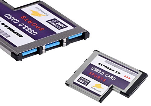 Kalea-Informatique Scheda Controller Express Card 54Mm (Expresscard 54) Per Usb 3.0 Con 3 Porte Usb3.0 5G E Chipset Fl1100