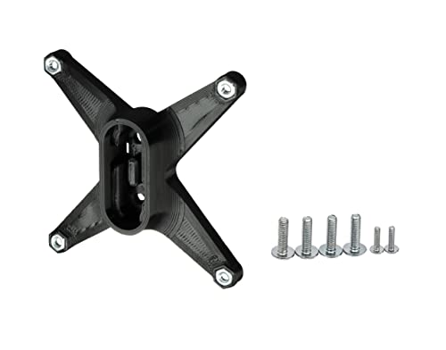 3Idee Adattatore Vesa Compatibile Con Msi Optix (G241, G241Vc, Mag341Cq, G27C, G27C4, G27Cq4, G27C2, Ag32C, Ag32Cq) - Incluso Set Di Viti - 75X75Mm (1