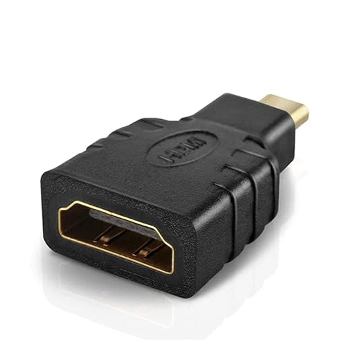 Cablepelado Adattatore Hdmi A Micro Hdmi | Adattatore Micro Hdmi Video Universale | 4K Ultra Hd 1080P Full Hd | Adatto Per Fotocamere, Portatili E Tab