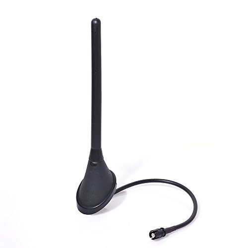 Eightwood Fm Antenna Autoradio Antenna Antenna Per Car Antenna Da Tetto Amplificatore 16 V Connettore Raku 2 Ii Compatibile Per Opel Seat Skoda Anti O