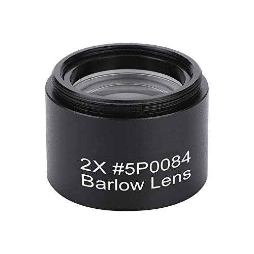 Vbestlife Lente Barlow 2X Da 1,25 Pollici Lente Barlow Completamente Multi-Vetro Per Oculare Astronomico Da 31,7 Mm