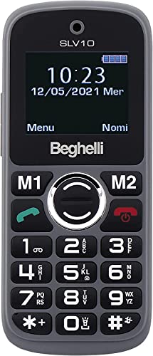Beghelli Salvalavita Phone Slv10 Gsm Facile Con Tasto Sos, Grigio