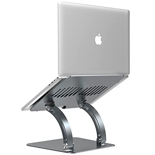 Grstree Supporto Pc Portatile,Supporto Laptop,Supporto Ergonomico In Alluminio,Compatibile Con Macbook, Air, Pro, Dell Xps, Samsung, Tutti I Computer