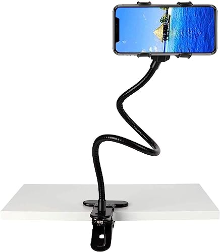 Eight Space Supporto Cellulare Collo Oca Pigra, Ferro Da Stiro, Flessibile E Regolabile, Universale Porta Cellulare 360 °Rotazione, Supporto Per Cellu