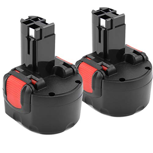 [2 Pezzi] Shentec 9.6V 3.5Ah Ni-Mh Batteria Per Bosch Psr 960 Bat048 Bat100 Bat119 2607335272 2607335461 Gsr 9.6Ve-2 Psr 9.6Ve-223609 32609-Rt