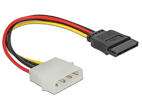 Delock Cable Power Sata Hdd > 4Pin Male – Straight 0.12M Cavo Di Alimentazione