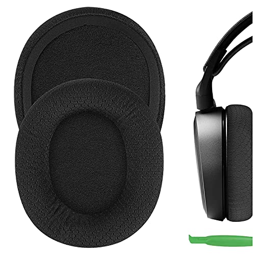 Geekria Quickfit Mesh Fabric Cuscinetti Auricolari Di Ricambio Per For Steelseries Arctis 3 Arctis 5 Arctis 7 Arctis 9X Arctis Pro Headphone, Cuffie C