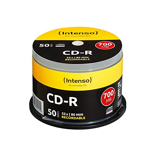 Intenso 1001125 Cdr Da 700 Mb, Argento