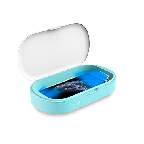 Celly Sterilizzatore Uv Universale (Certificazioni), Scatola Disinfettante Con Raggi Uv-C E Funzione Aromaterapia Per Smartphone E Accessori, Orologi,