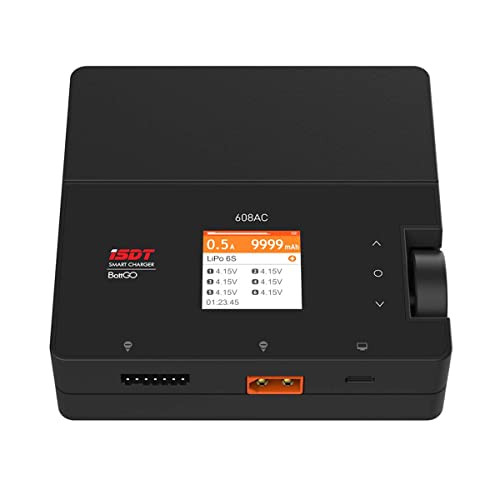 Isdt 608Ac Battgo Lipo - Caricatore Ac / Dc Per Batterie Life, Lilon, Lipo, Lihv, Pb, Nimh Rc