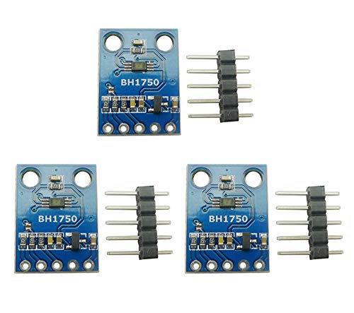 Aihasd 3 Pezzi Gy-302 H1750 Bh1750Fvi Digital Intensità Luminosa Modulo Rilevatore Sensore Light Intensity Illumination Sensor Module Alimentazione 3