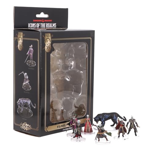 Wizkids D&D The Legend Of Drizzt 35Th Anniversary Miniature Preverniciate Family & Foes Boxed Set