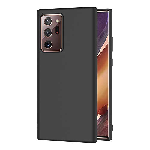 Aicek Cover Compatible Samsung Galaxy Note20 Cover Samsung Note20 Nero Silicone Case Molle Di Tpu Sottile Custodia Per Galaxy Note20 (6.7 Pollici)