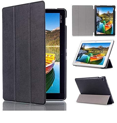 Skytar - Cover Per Tablet Asus Zenpad 10, In Pelle Pu Con Flip, Per Asus Zenpad 10 Z300 C/Z300M/Z300Cl/Z300Cg (10,1 Pollici) *Noir Zenpad 10 Z300M/Z30