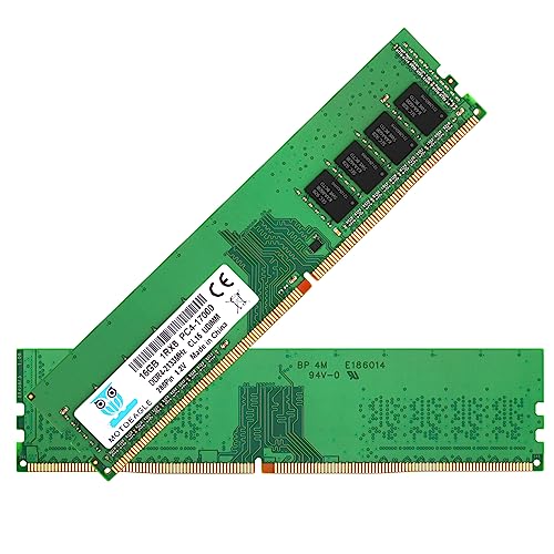 Motoeagle 16 Gb Ddr4 2133 Mhz Udimm Pc4-17000 (Pc4-2133P) Cl15 Dimm 1Rx8 Non-Ecc Desktop Ram